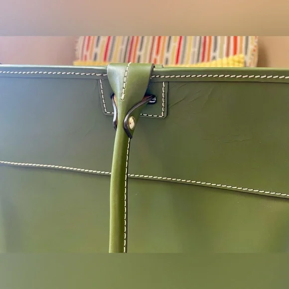 Dooney & Bourke Olive Green Tote - Picture 12 of 14